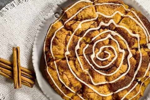 A fusion of the best of British and American baking! Jumbo Cinnascone