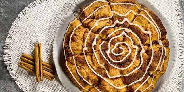 A fusion of the best of British and American baking! Jumbo Cinnascone