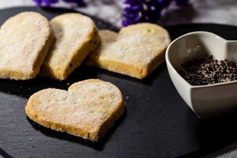 Lavender Shortbread Biscuits