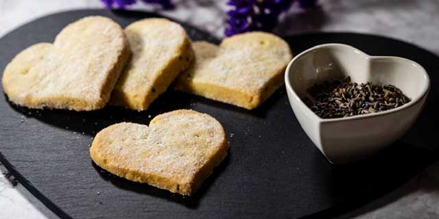Lavender Shortbread Biscuits