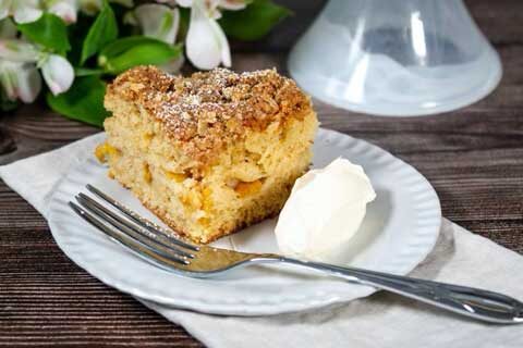 Peaches & Cream Cake