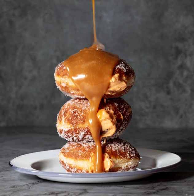 Toffee Pumpkin Doughnuts